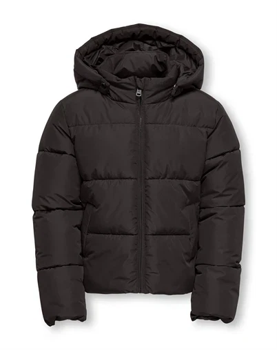 Kids Only - KOGJuta Life Short Puffer Jakke - Chocolate Torte